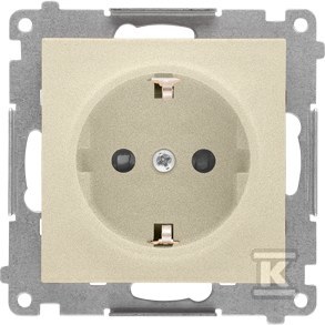 Schuko socket with shutters (module) 16 - TGSZ1CZ.01/144