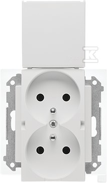 Double plug socket for IP44 version - TGZ2BMCZ.01/111