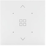 Single key with a roller shutter group pictogram for electronic products: Matt white, SIMON55