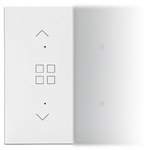 Half key with a roller shutter group pictogram for electronic products: Matt white, SIMON55