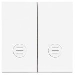 Double key with eyelets for: SW5L2M, SW6/2L2M, SW7/2L2M: Matte white, SIMON55