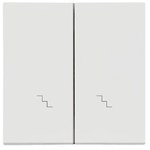 Double key with pictograms "stairs" for: SW6/2WM: Light gray matt, SIMON55