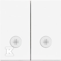 Подвійний ключ з піктограмами хреста - TKW7/2L2/111