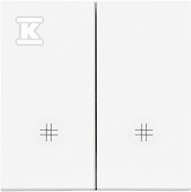 Double key with cross pictograms for: - TKW7/2/111