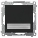 LED rasvetno telo 230 V (1,1 V). Hladno bela boja 5900 K: Mat crna, SIMON55