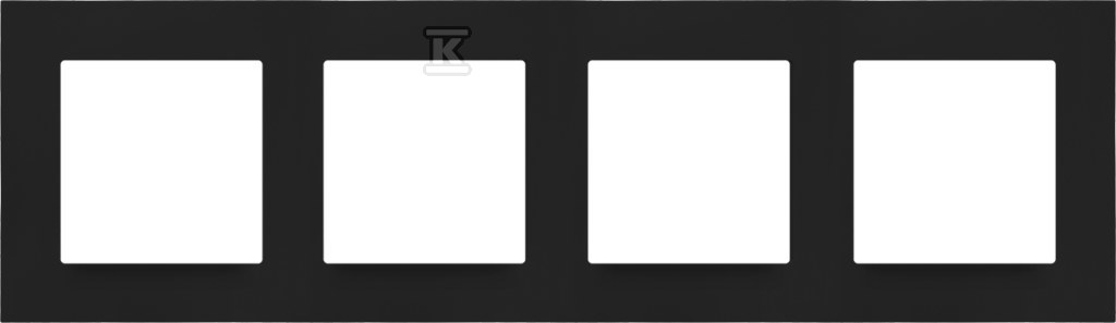 LINE 4-struki okvir: Mat crna, SIMON55 - TR4/149