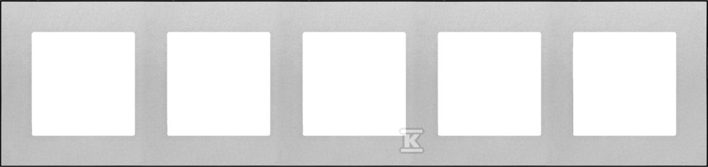 Рамка 5-кратна DUO: Алюміній, основа - TRD5.149/143