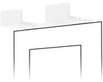 Phone stand - fits Line frames: White matte, SIMON55