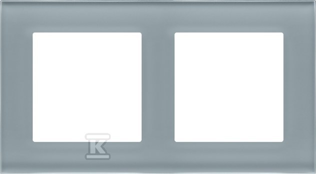 Рамка 2-місна Nature: Матове скло - TRN2/176