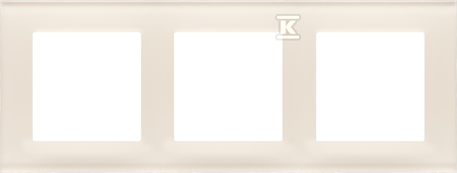 Рамка потрійна Nature: Скло матове - TRN3/171