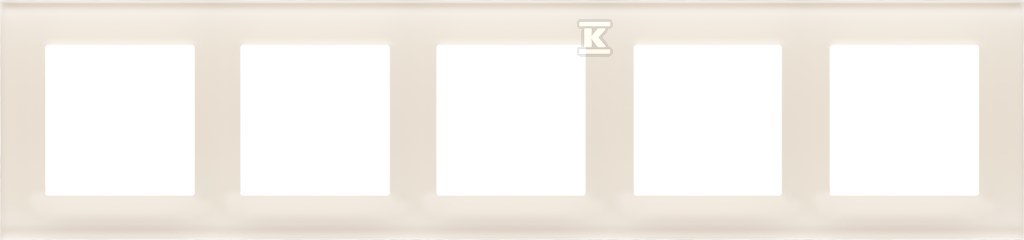 Рамка 5-кратна Nature: Матове скло - TRN5/171