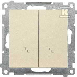 Double stair switch (module) 10 AX, 250 - TW6/2.01/144