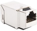 Вкладка роз'єму комп'ютерної мережі RJ45 кат.6, екранована (FTP) нержавіюча сталь