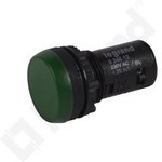 Сигнальна світлодіодна лампа LED IP69, зелена 230 V AC
