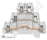 З'єднувач Viking 3-канальний 2,5 mm2 сірий