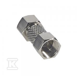 Adapter 'F' złącze męskie - złącze - 073991