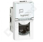 Gniazdo 1 x RJ 45 kat. 6 UTP - 1 modułowe - biały antybakteryjne