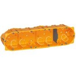 Puszka podtynkowa Batibox do ścian karton-gips dla 10 lub 4 x 2 poziomo modułów o głębokości 40 mm