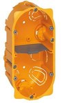 Puszka podtynkowa Batibox do ścian karton-gips dla 4, 5, 2 x 2 poziomo, 5 lub 2 x 2 pionowo modułów o głębokości 50 mm