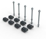 Комплект адаптерів для шин CU 50-63x5MM