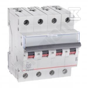 Wyłącznik nadprądowy S 304 4P D 20 A - 403773