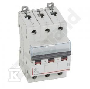 Wyłącznik nadprądowy S 303 3P D 6 A - 408085