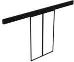 Drzwi przesuwne do szafy 42U głebokość 1200 mm