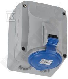Gniazdo stałe 32 A 2P+Z 230 V IP44 - 555254