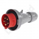 Wtyczka przenośna 16 A 3P+Z 400 V IP67