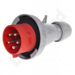 Wtyczka przenośna 32 A 3P+Z 400 V IP67