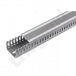 25-channel comb cable duct 60 x 40 grey