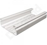 Canal perfurado 75 x 100 mm, comprimento 3 m
