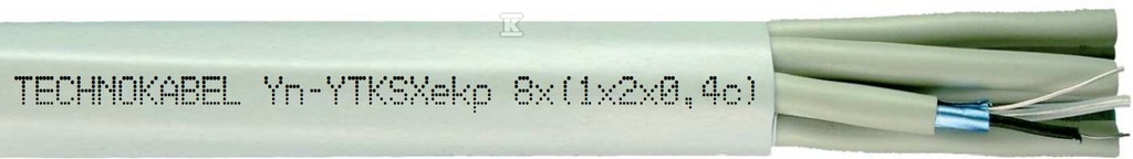 Кабель FTP-H кат.5E 4x2x0,8 сірий - 0503 008 12