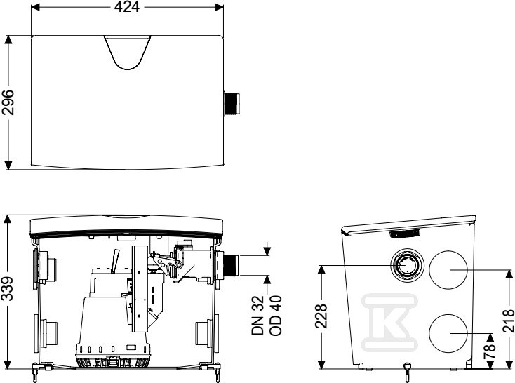 Minilift S KTP 300 pumping station, - 28561