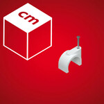 Uchwyt kablowy okrągły z gwoździem (UKO) PA 5mm 25 szt.