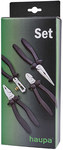 Pliers set 4 pieces Black Line