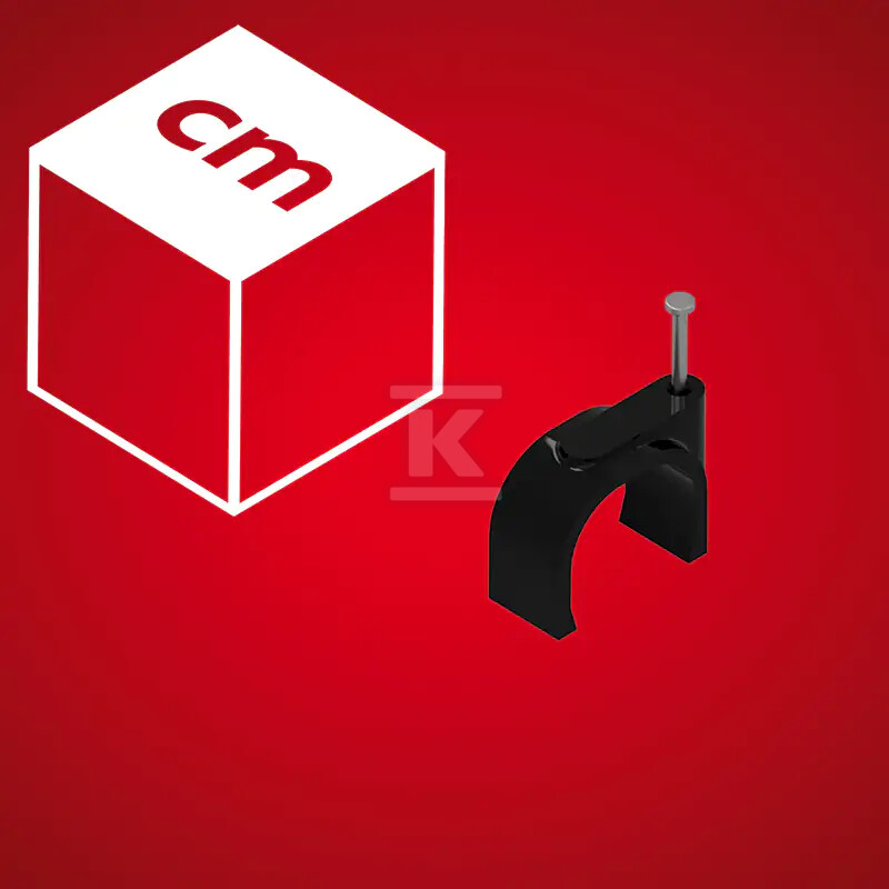 Uchwyt kablowy płaski z gwoździem (UKP) - 220196