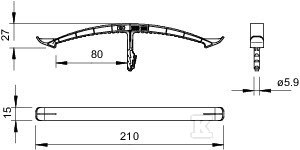 Kabelová příchytka typ 2033 STD - 2204541