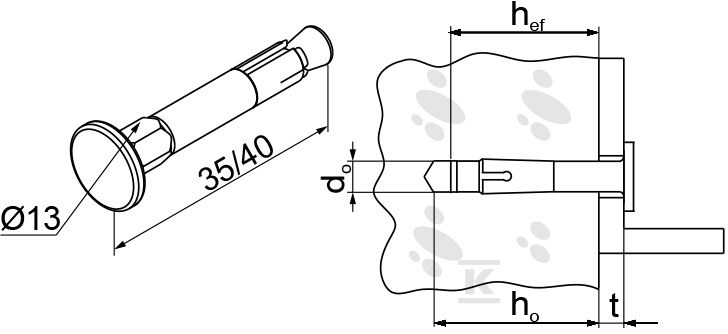 Szöghorgony KWBO6x40 E90 - 803921