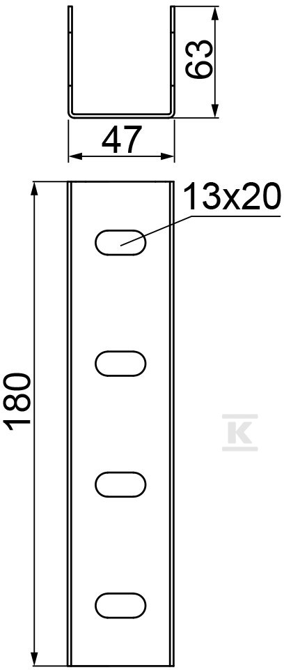 LCT40H60 connector, sheet thickness - 660403