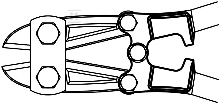 Nożyce do korytek siatkowych NKS - 700150