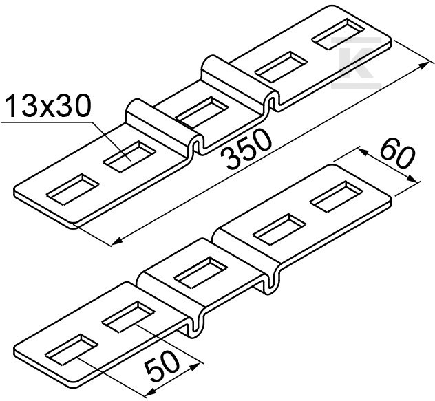 NPH I-beam cover plate - 700631