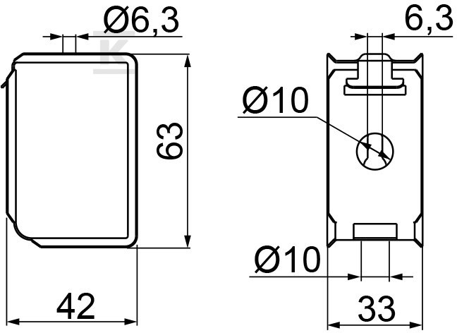 Snap clamp OZM/OZMO, sheet thickness - 753200