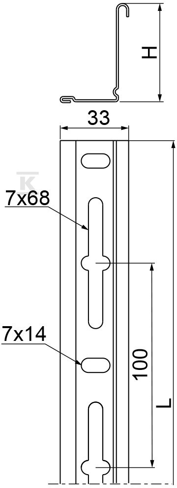 Válaszfal PGR40/2N,, lapvastagság 0,5 - 140109