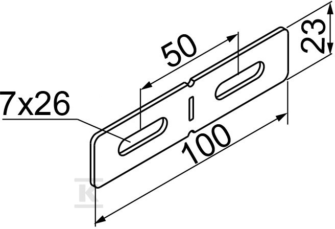 Lapos rúd PLC23/01,, lapvastagság 2,0 - 901300