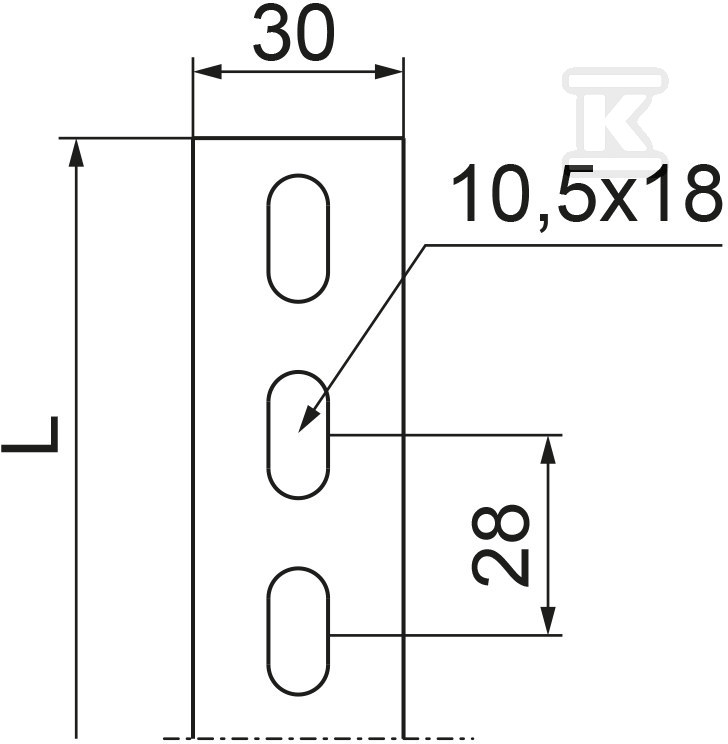 Lapos rúd PLT30/2,, lapvastagság 3,0 mm - 640720