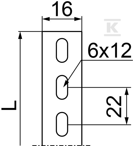 Lapos rúd PLM25/2, lapvastagság 2,5 mm - 640620