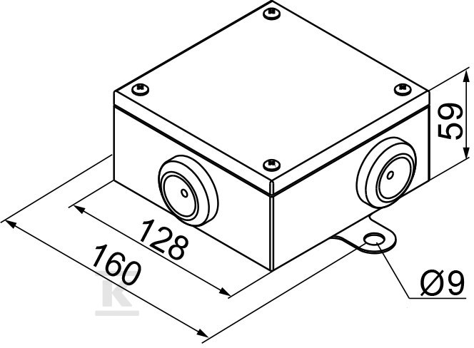 Fém csatlakozó és csatlakozódoboz - 802010