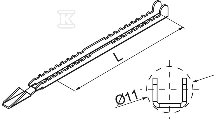 PWT130 Kleiderbügelstift - 731113