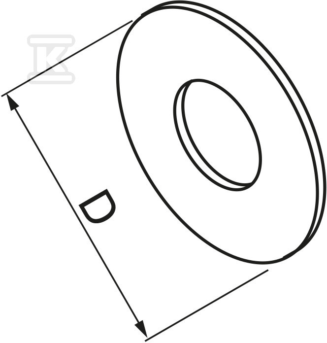 Enlarged washer PW8 E90 - 650944